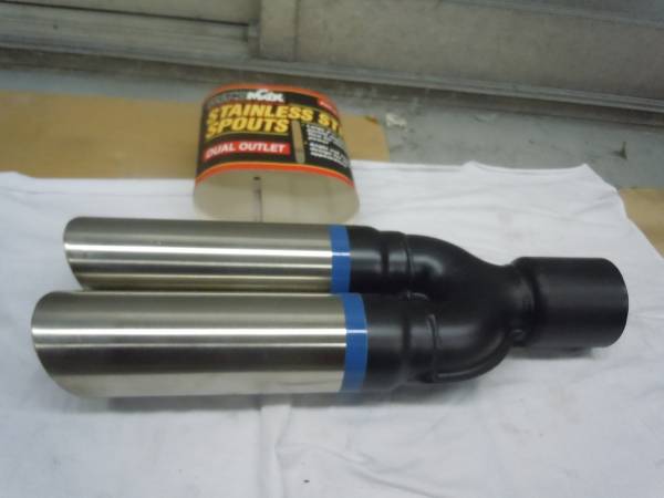 マフラーカッター ステン デュアル 当時物 旧車 レア 昭和｜マフラー  