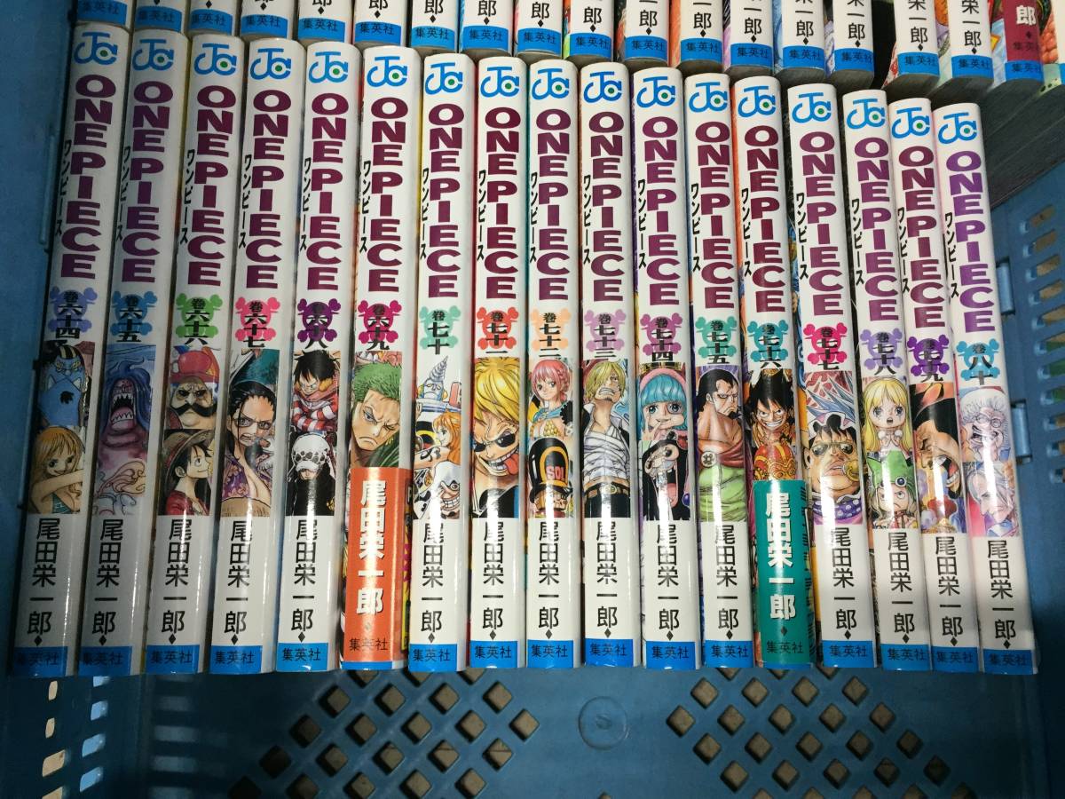 マンガ ワンピース Onepiece 80巻セット コミック 1 80巻 ドフラミンゴ ドレスローザ編ま 尾田栄一郎 集英社 22 0216 01 少年 売買されたオークション情報 Yahooの商品情報をアーカイブ公開 オークファン Aucfan Com