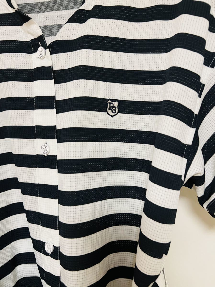 ワンピース パーリーゲイツ PEARLY 縦ストライプ使い レディス