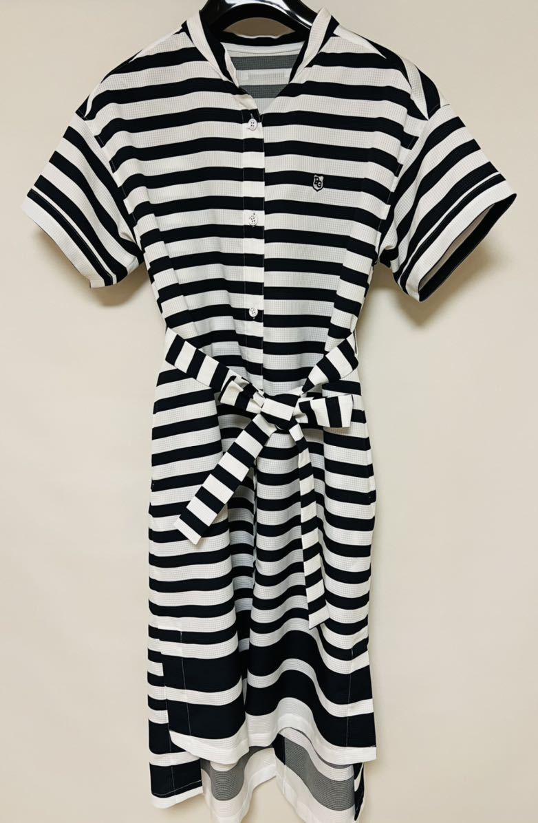 ワンピース パーリーゲイツ PEARLY 縦ストライプ使い レディス