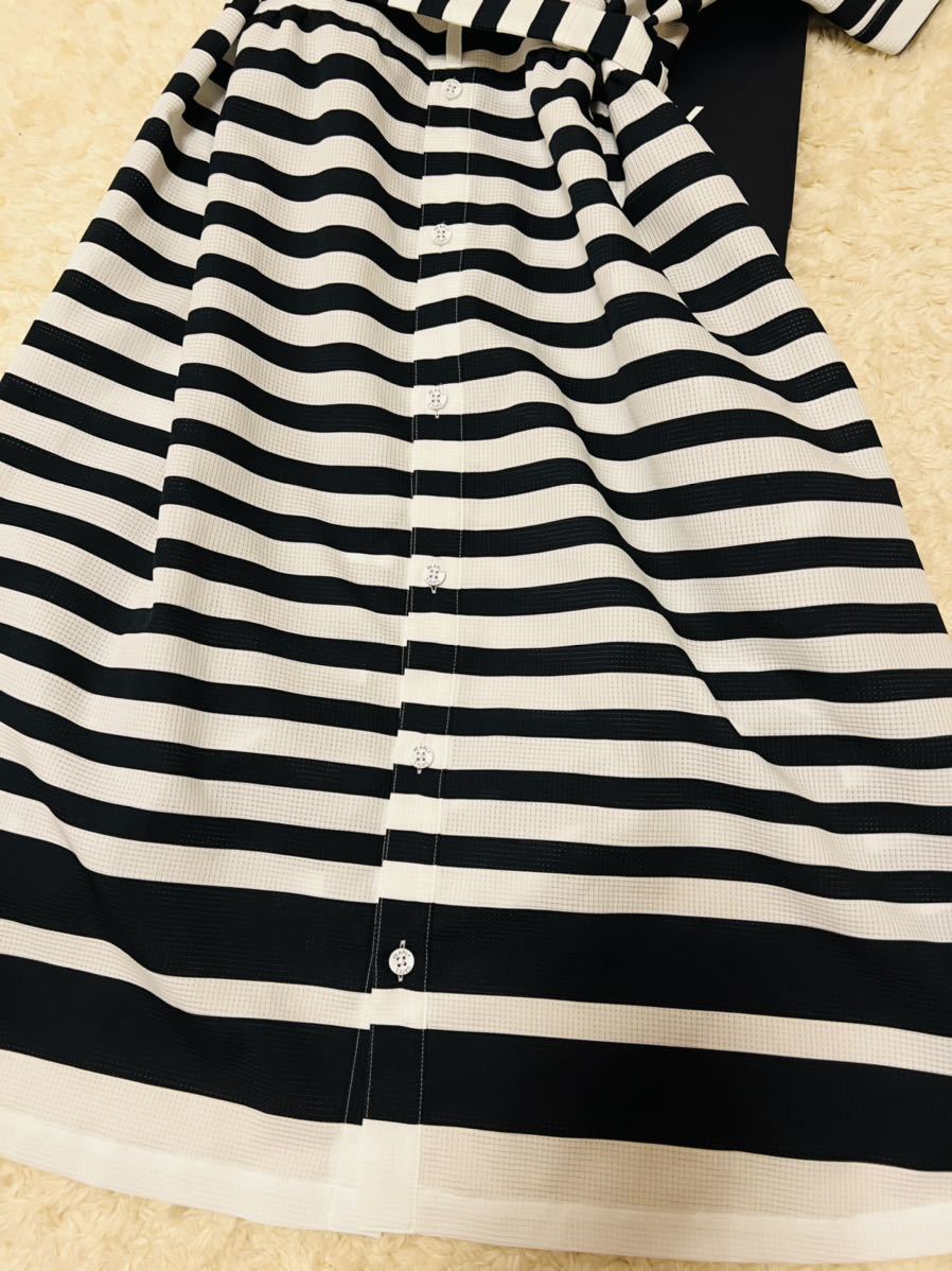 ワンピース パーリーゲイツ PEARLY 縦ストライプ使い レディス