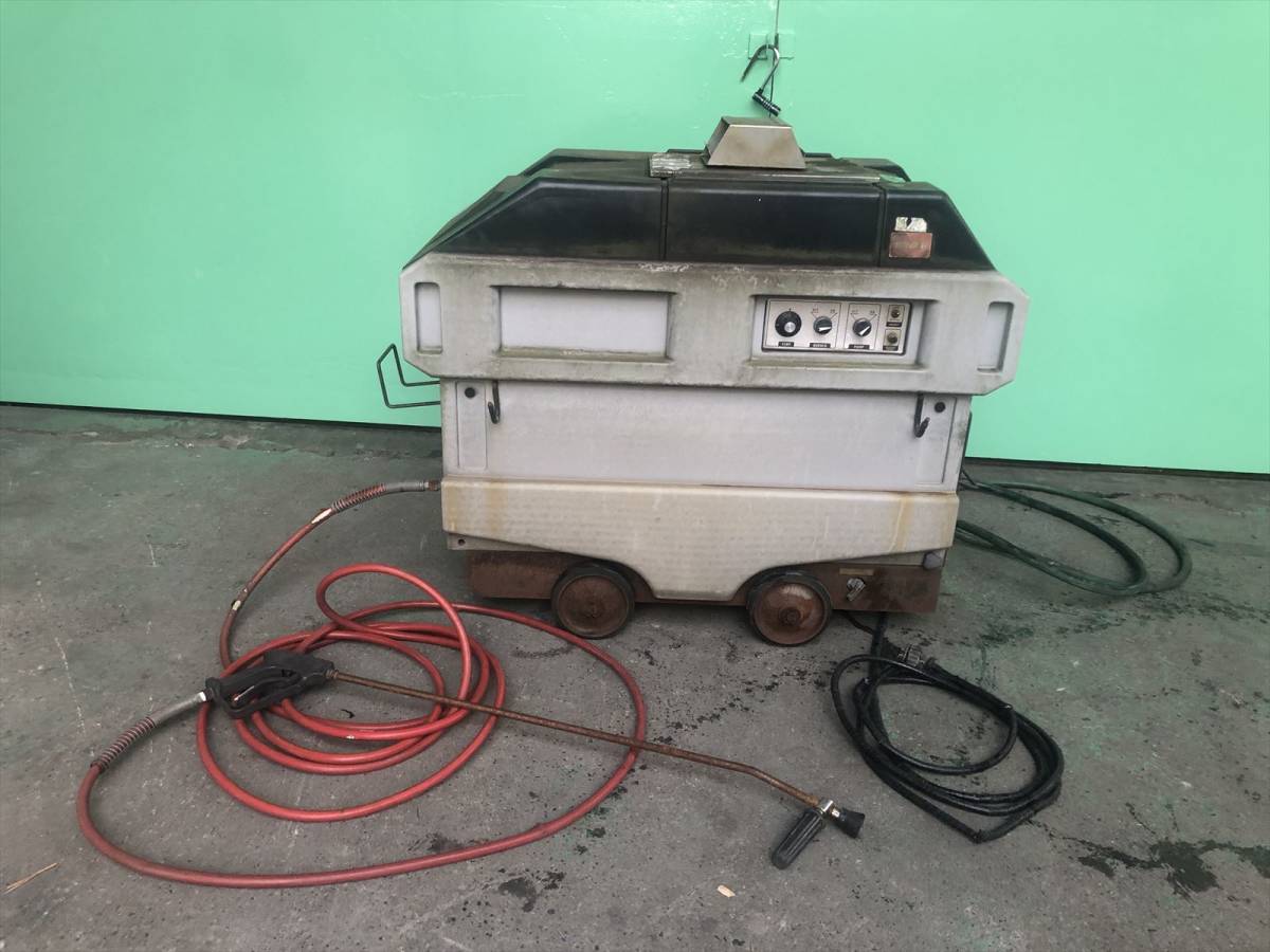 □BA5323 中古 スチーム洗車機 高圧高温洗浄機 バンザイ CWH-S12V 