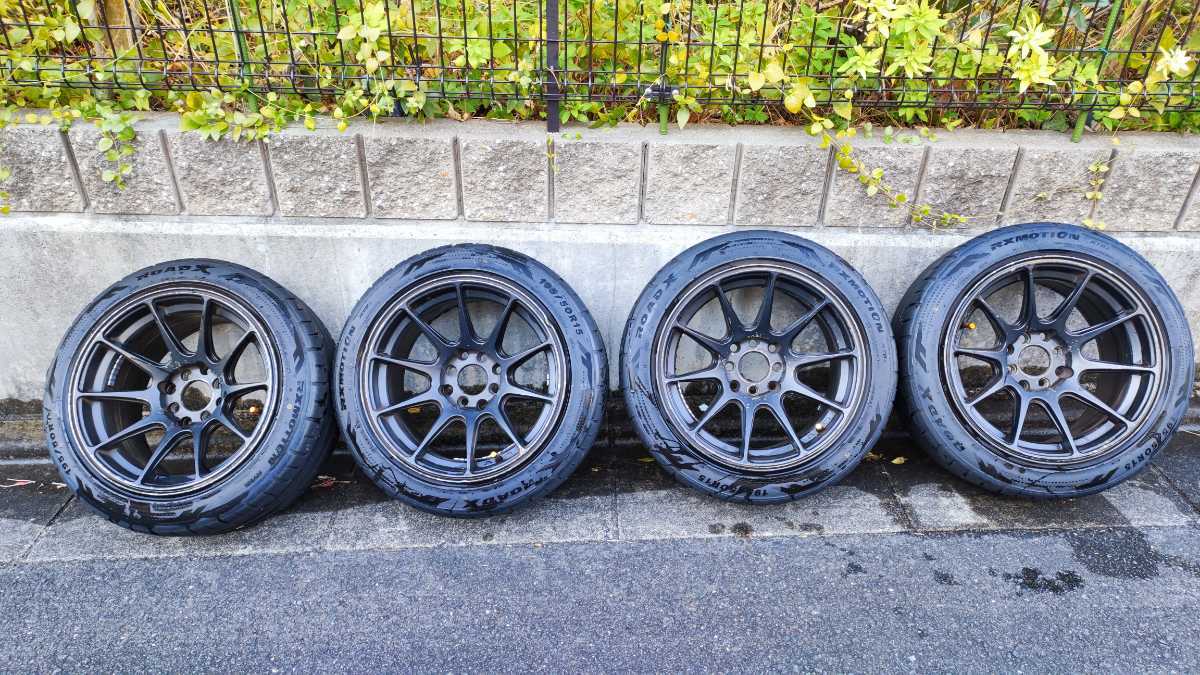 XXR527 15インチ 8.25J +0 pcd 100 114.3 マルチ 195/50/R15 RoadX 