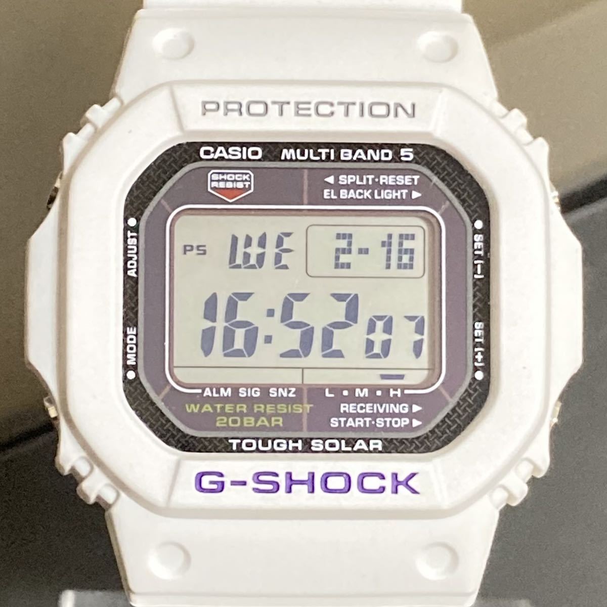 未使用ランク 希少 極美品G-SHOCK GW-M5600A-7JF タフソーラー 電波 