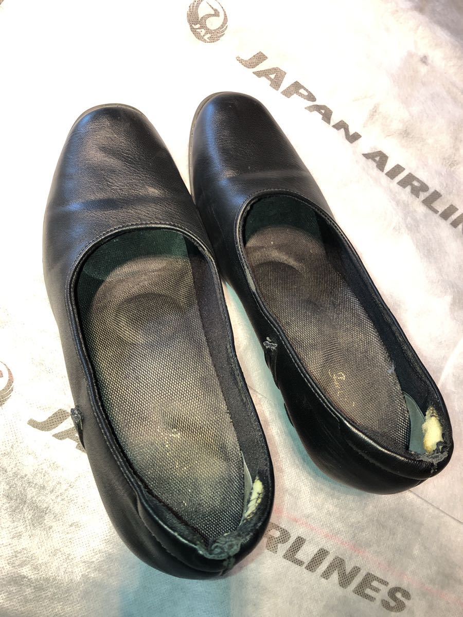 本革 黒パンプス 空港グランドホステス使用 ブラック系 売買されたオークション情報 Yahooの商品情報をアーカイブ公開 オークファン Aucfan Com