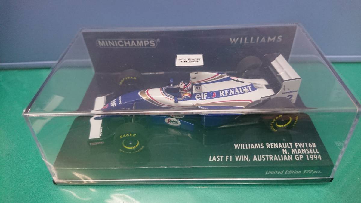 MINICHAMPS 1/43 ウィリアムズ ルノー FW16B ナイジェル・マンセル