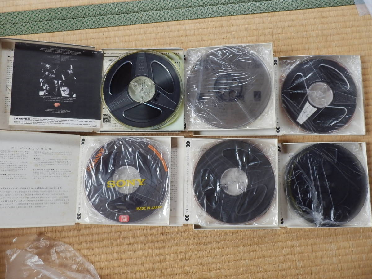 オープンリールテープ 7号 SONY 中古録音済オープンリールテープ全20巻