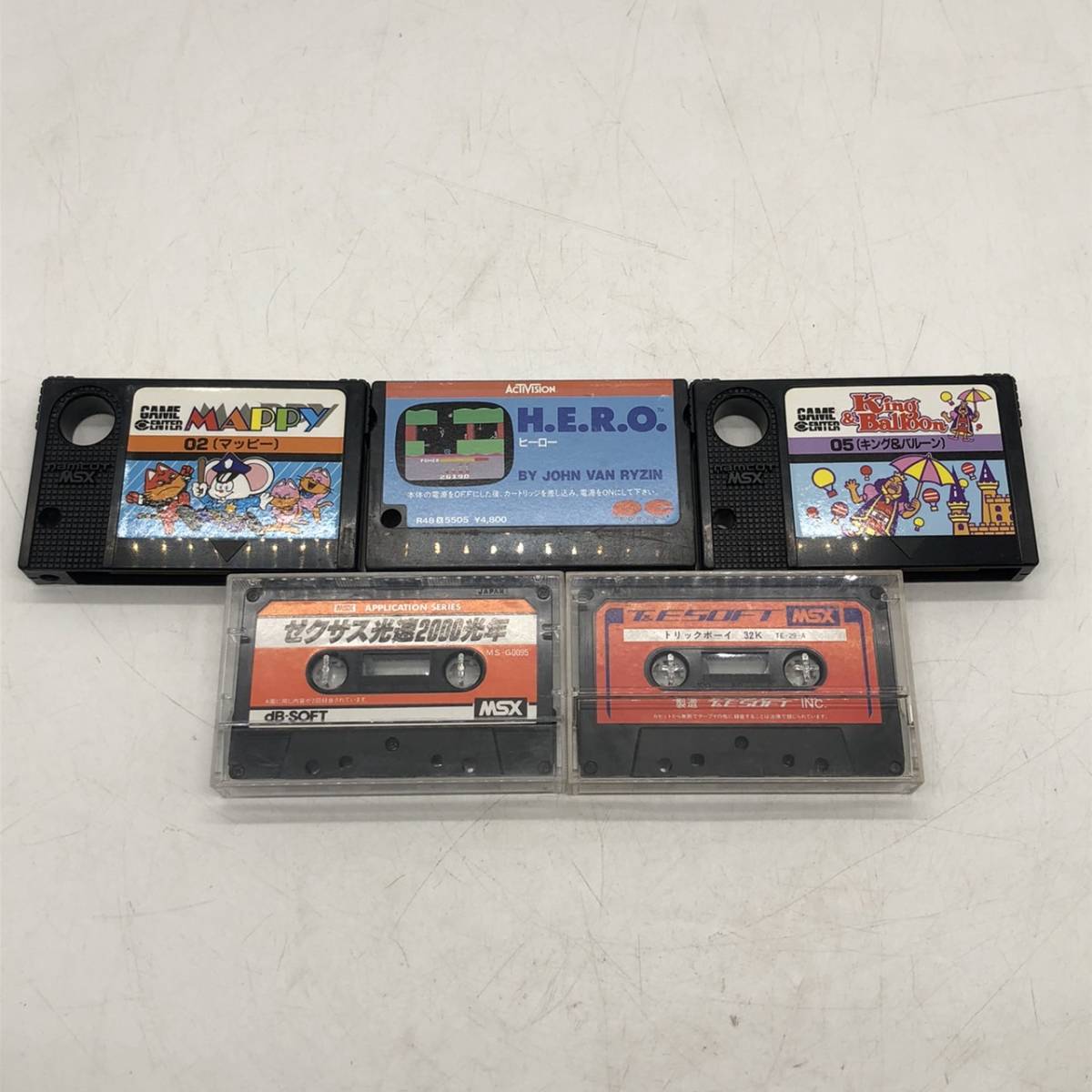 4358 マッピー キング バルーン ヒーロー フラッピー トリックボーイ Fmミュージックコンポーザ等 計9点 Namcot Msx ナムコ Namco タイトル 売買されたオークション情報 Yahooの商品情報をアーカイブ公開 オークファン Aucfan Com