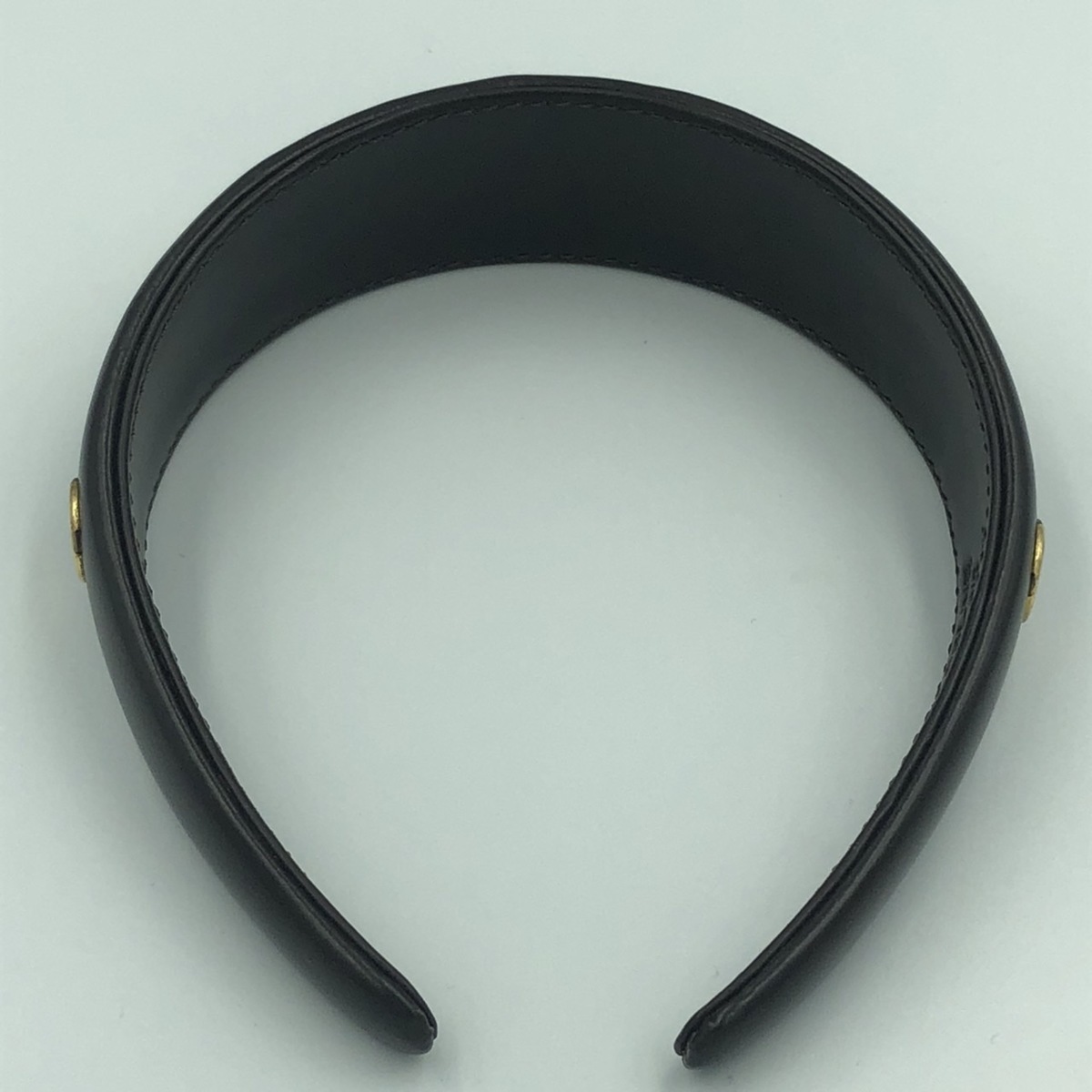 セリーヌ サークルロゴ カチューシャ ロゴ ブラック CELINE カチューシャ サークルロゴ ブラック フランス製 CELINE ロゴ