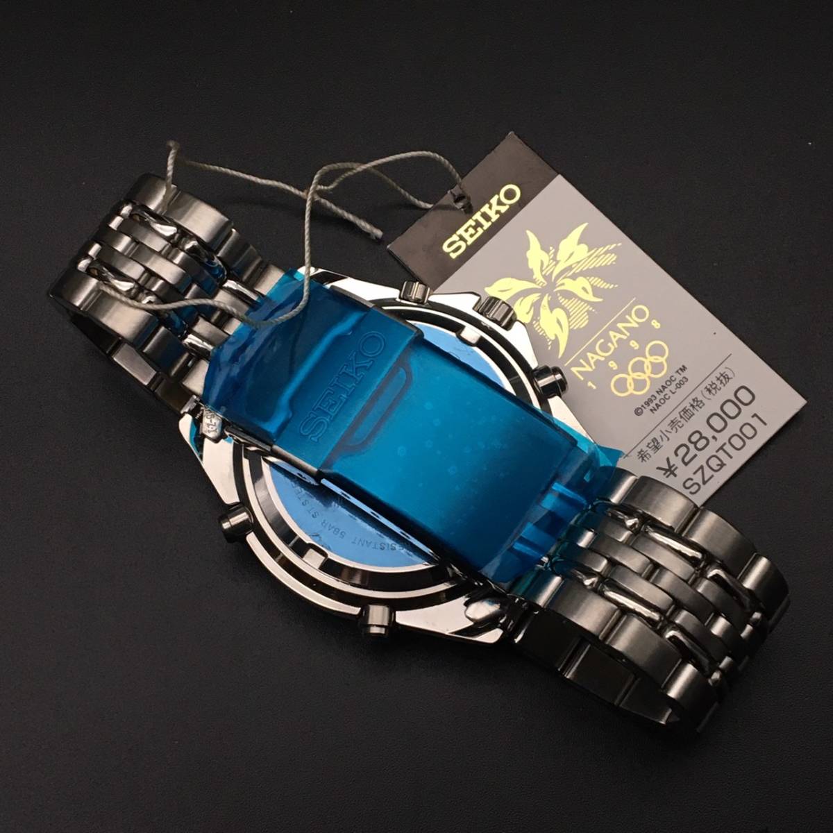 RT0211-5-4 美品 SEIKO クロノグラフ 7T32-7C70 長野オリンピック 