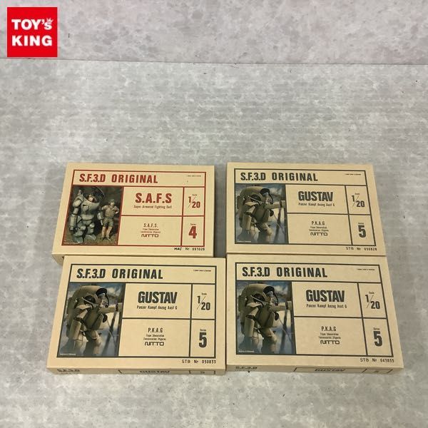 限定セール，豊富な 1円 NITTO S.F.3.D ORIGINAL 1/20 series 4 S.A.F.S 5 グスタフ / ニットー(マシーネンクリーガー)｜売買されたオークション情報、yahooの商品情報をアーカイブ公開 - オークファン マシーネンクリーガー