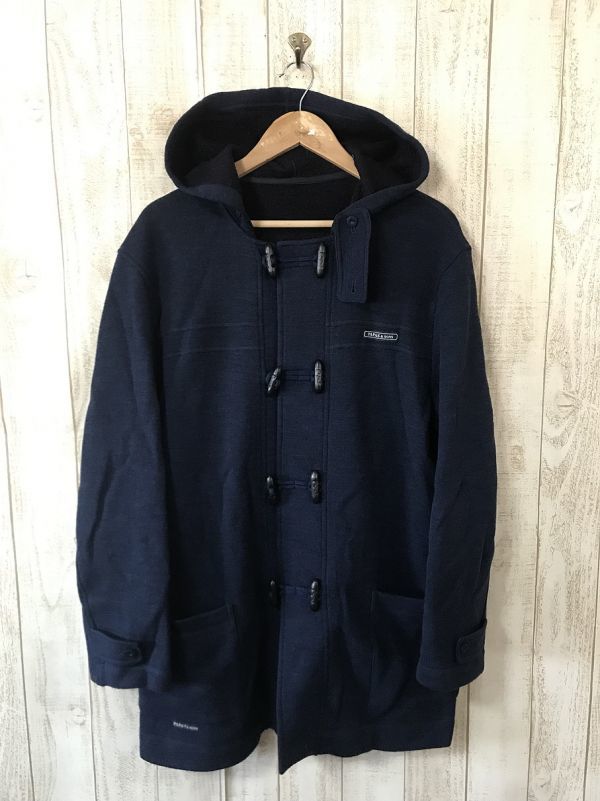 赤字超特価，送料無料 707 ウールニット ダッフルコート PAPAS＆SONS パパス L 紺(パパス)｜売買されたオークション情報、yahooの商品情報をアーカイブ公開 - オークファン パパス
