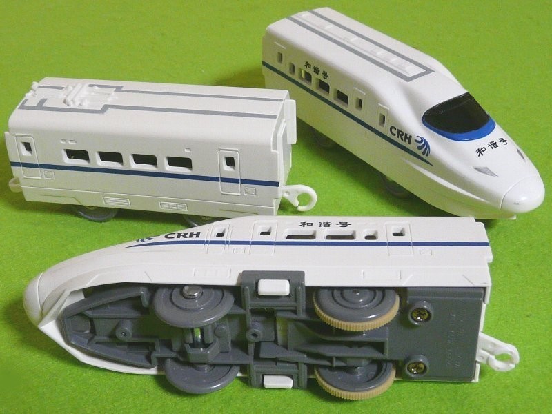 即決○海外プラレール 中国高速鉄道☆上海新幹線 CRH2型和諧号☆簡易 