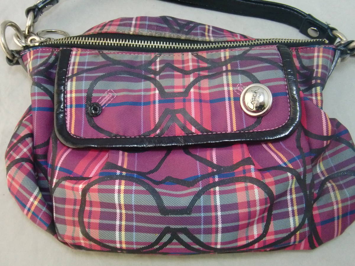 コーチ COACH 2Wayショルダーバッグ 14366 ポピー タータングルー 