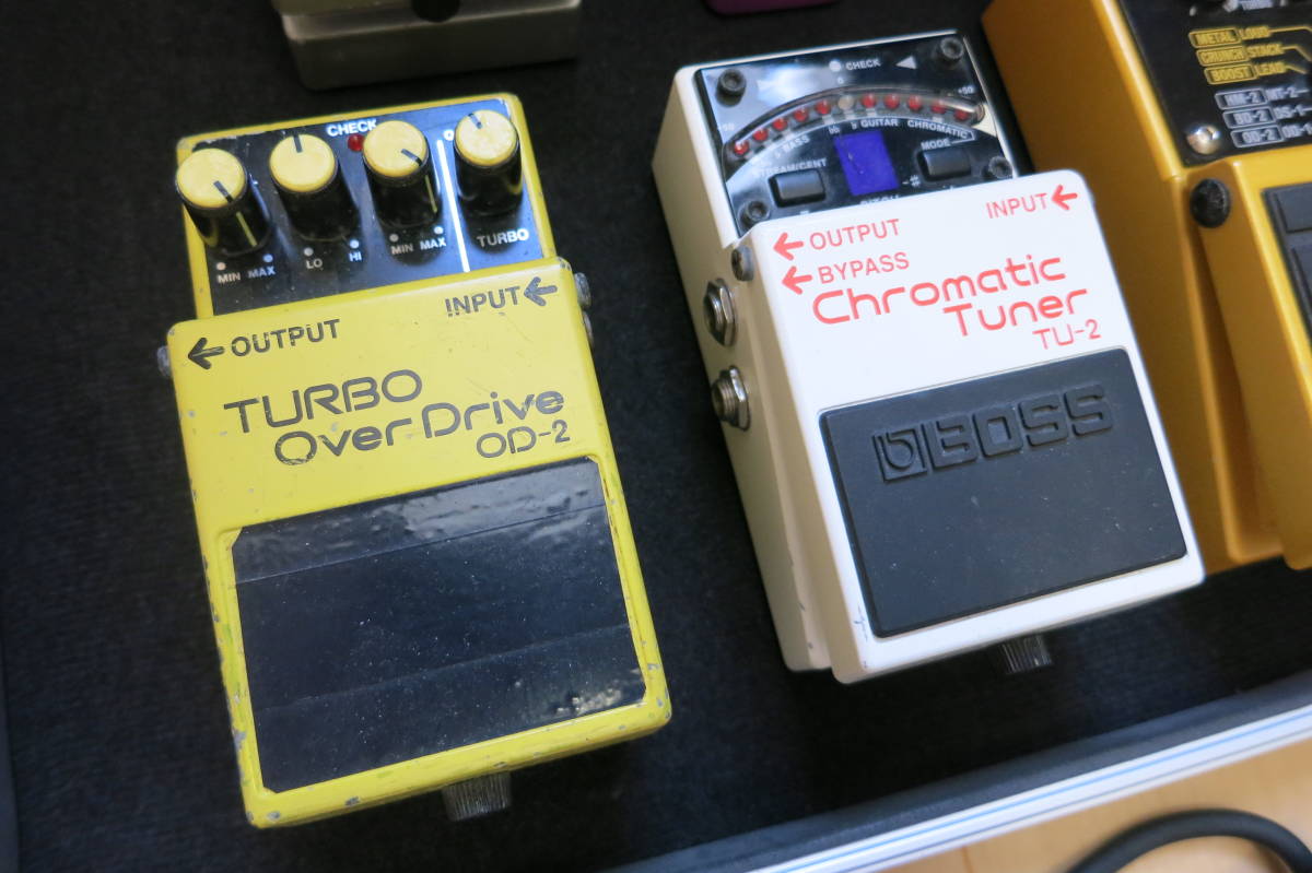 エフェクトボード&エフェクターセット】BOSS OD-20 TU-2 OD-2 NF-1など 