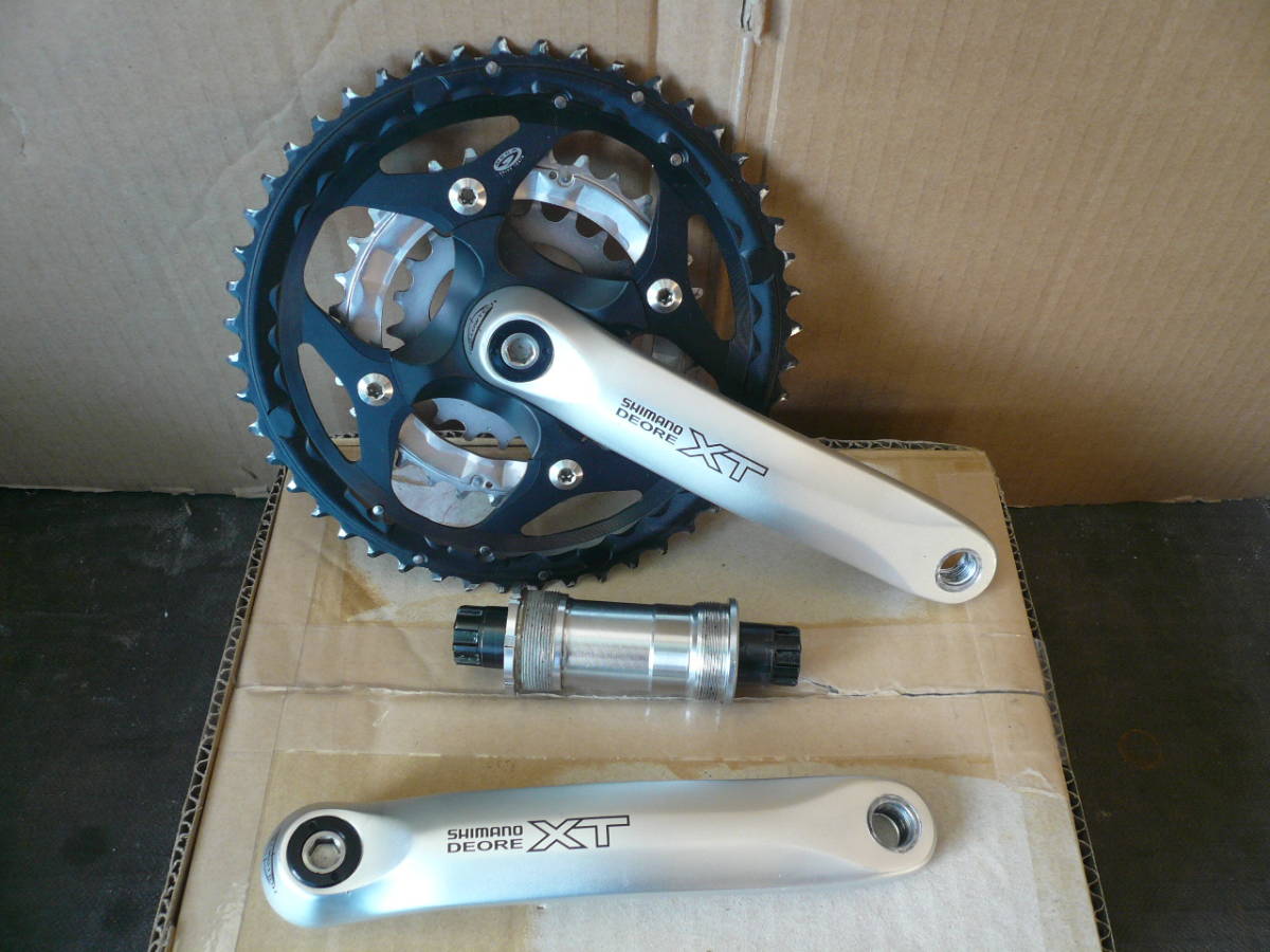中古ジャンク！ SHIMANO XT FC-M751 クランクSET 175㎜ Shimano Deore
