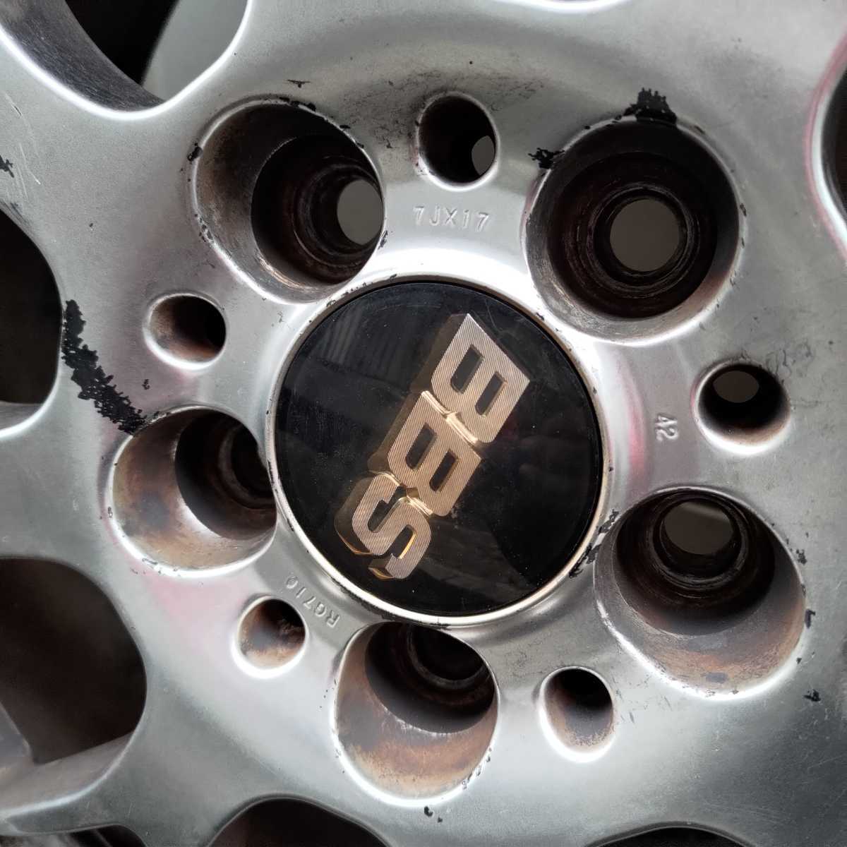 BBS RG-R 17インチ RG710 7J ET42 RG720 8J ET40 PCD114.3 5穴 4本 