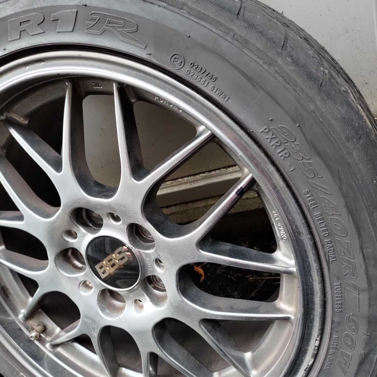 BBS RG-R 17インチ RG710 7J ET42 RG720 8J ET40 PCD114.3 5穴 4本 