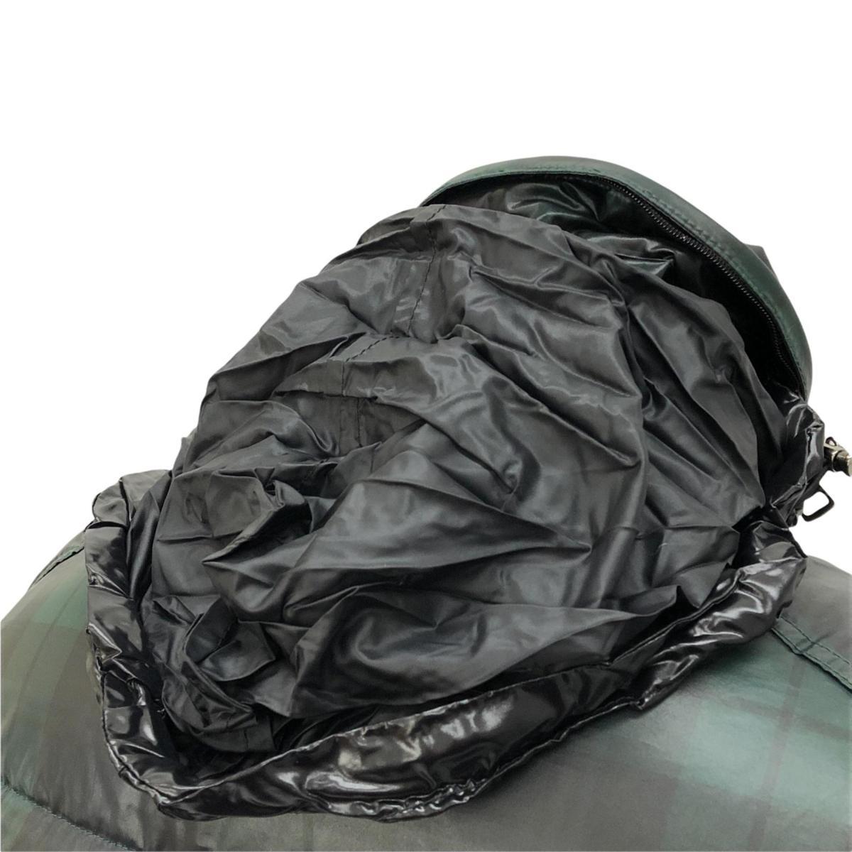 1円 MONCLER モンクレール コンブルー ダーク グリーン チェック 875 