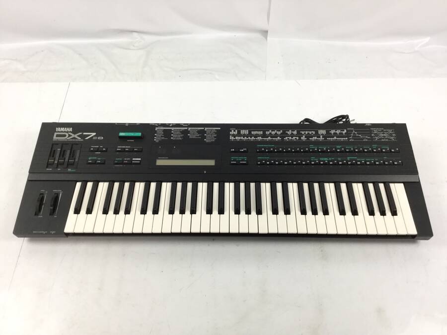 YAMAHA ヤマハ DX7Ⅱ-D シンセサイザー カートリッジ/ソフトケース付き