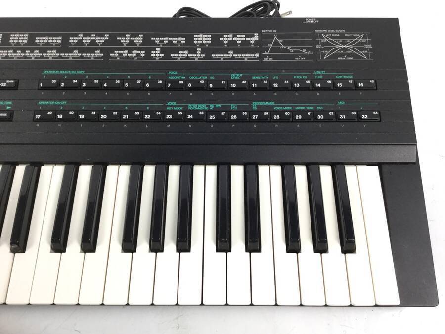 YAMAHA ヤマハ DX7Ⅱ-D シンセサイザー カートリッジ/ソフトケース付き
