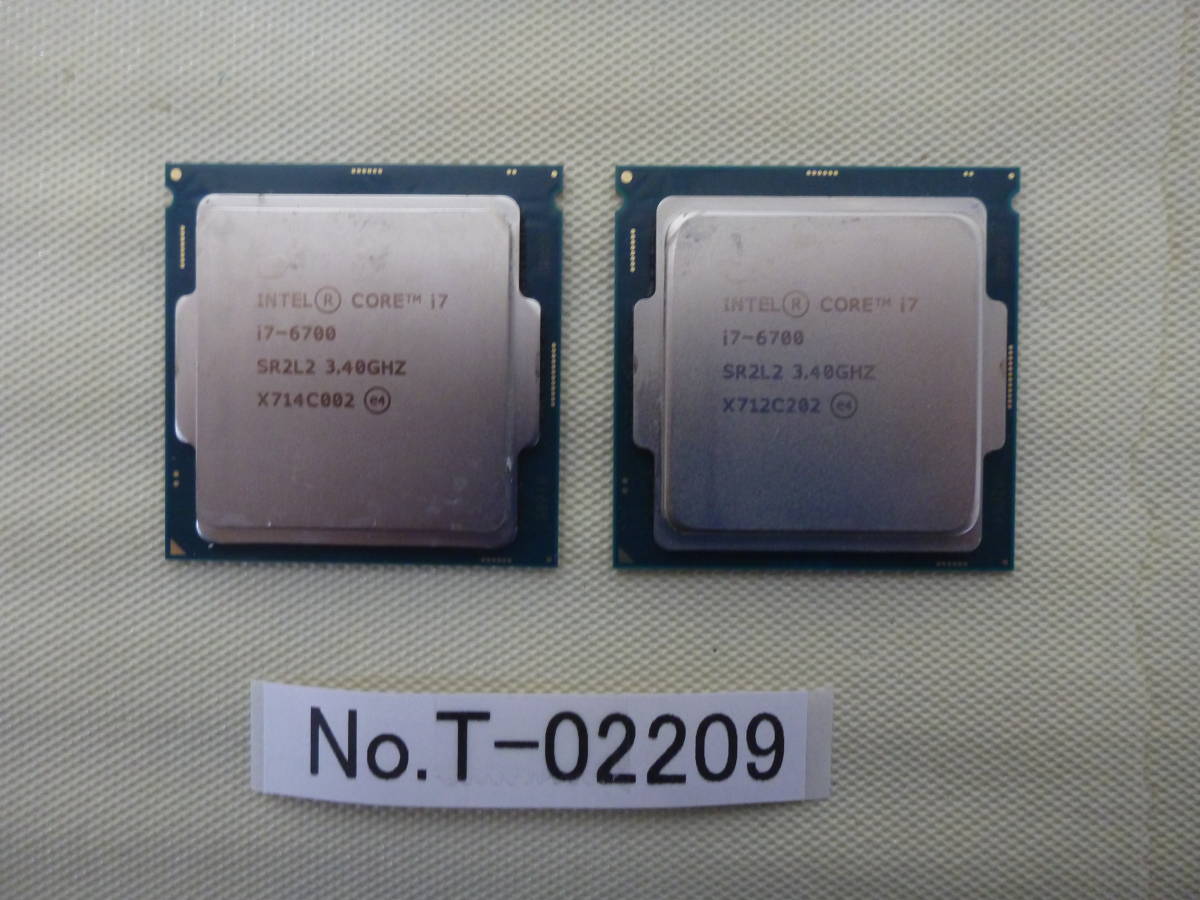 人気セール，爆買い 管理番号 T-02209 / INTEL / CPU / Core i7-6700 / 2個セット / LGA1151 / BIOS起動確認済み / ゆうパケット発送 / ジャンク扱い(Core i7)｜売買されたオークション情報、yahooの商品情報をアーカイブ公開 - オー Core i7