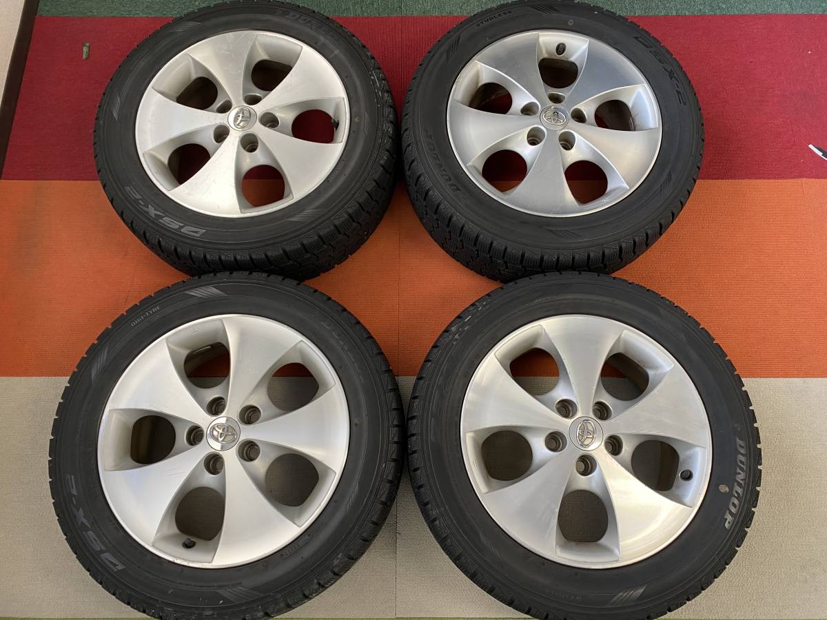 定番人気，お買い得 20系アルファード/ヴェルファイア 純正AWスタッドレスセット 225/55R17 7分山残 ダンロップDSX-2 2013年製(スタッドレスタイヤ)｜売買されたオークション情報、yahooの商品情報をアーカイブ公開 - 5穴