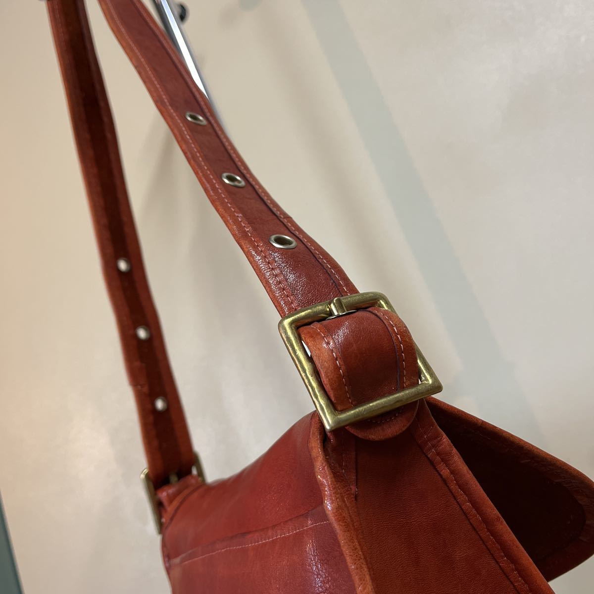 COACH レザーショルダーバッグ USA製 OLD オールドコーチ 古着 コーチ 