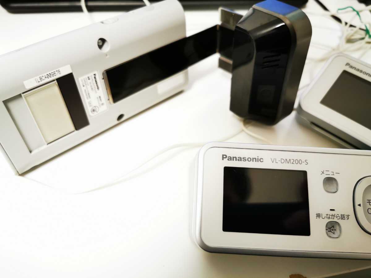 Panasonic ドアモニ VL-DM200-S 2台とDC-851セット ドアモニター