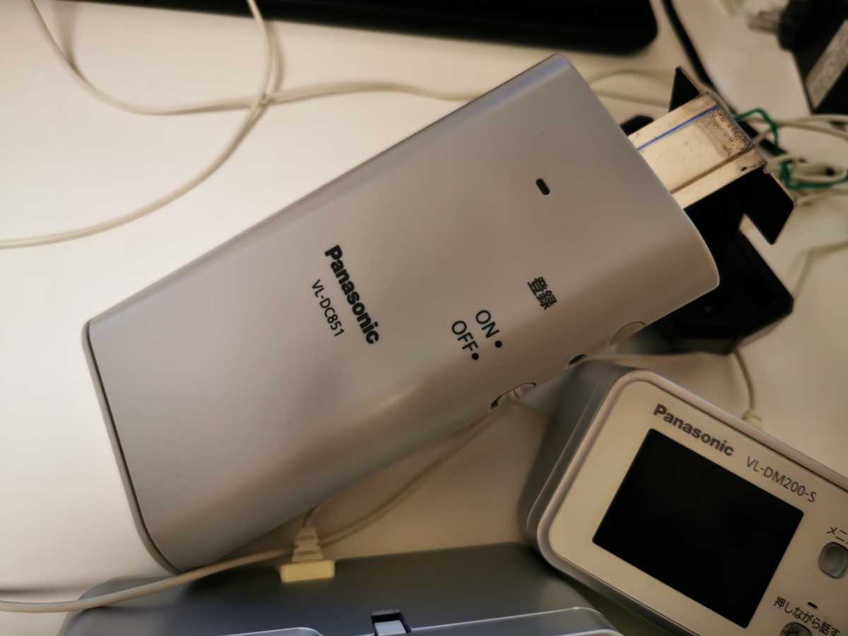 Panasonic ドアモニ VL-DM200-S 2台とDC-851セット ドアモニター