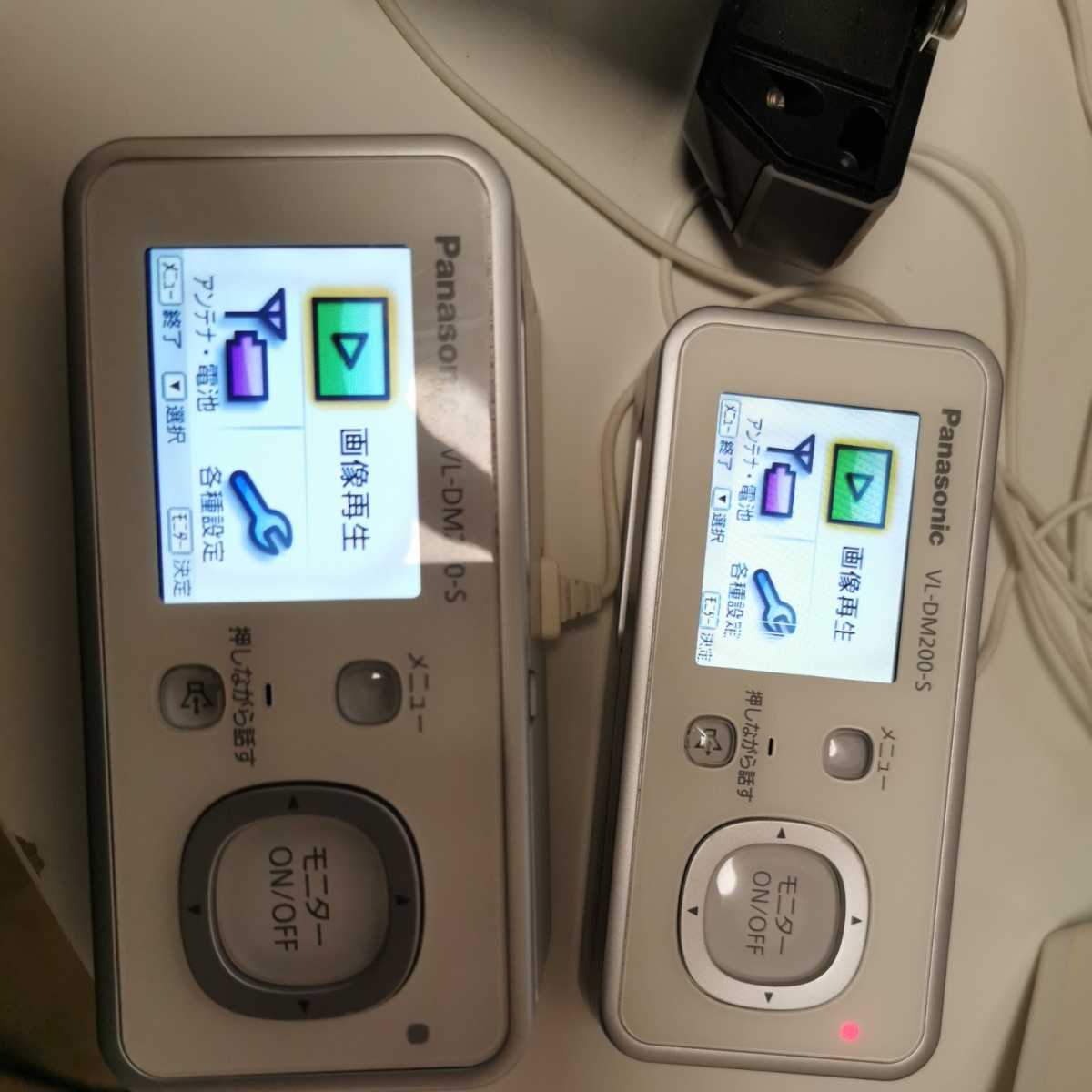 Panasonic ドアモニ VL-DM200-S 2台とDC-851セット ドアモニター