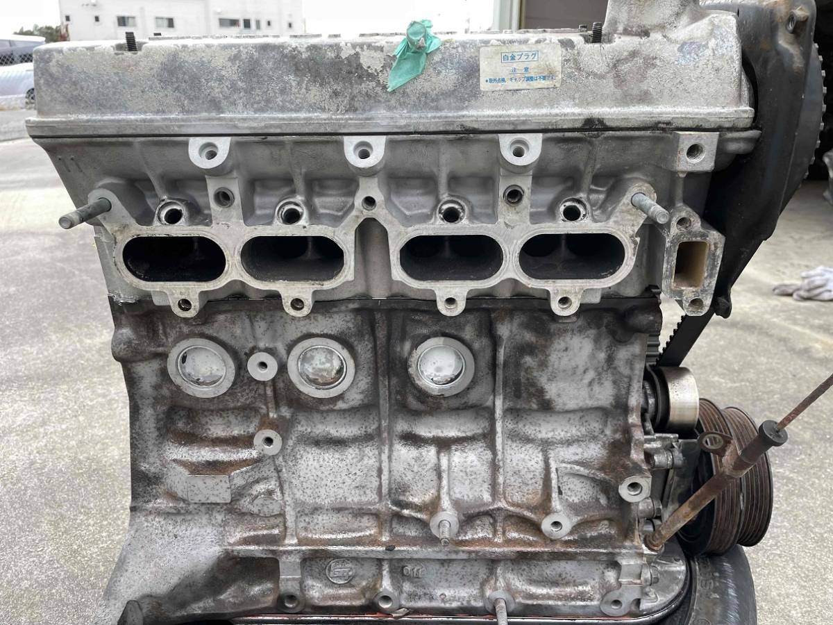 AE86 4AG エンジン本体 ジャンク 引き取りのみ TODAピストン 