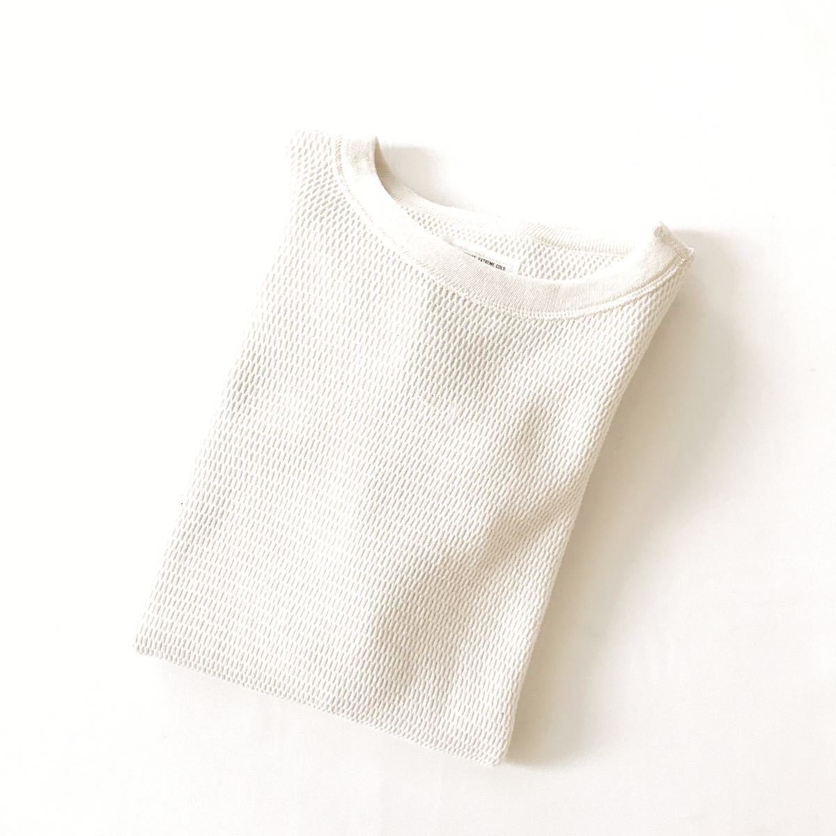 80s U.S.ARMY ミリタリーコットンサーマルシャツ LARGE /ビンテージ