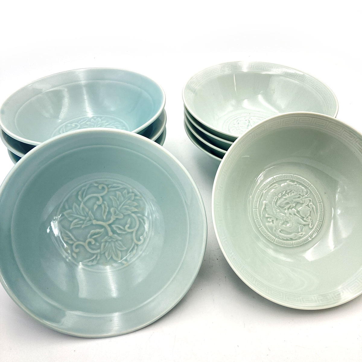 S067 ラーメン どんぶり 2種類 デザイン セット まとめ 9点 中華 丼もの 料理 お店用 陶器 龍 青空 水色 おしゃれ キッチン 食器 中華 ラーメン皿 売買されたオークション情報 Yahooの商品情報をアーカイブ公開 オークファン Aucfan Com