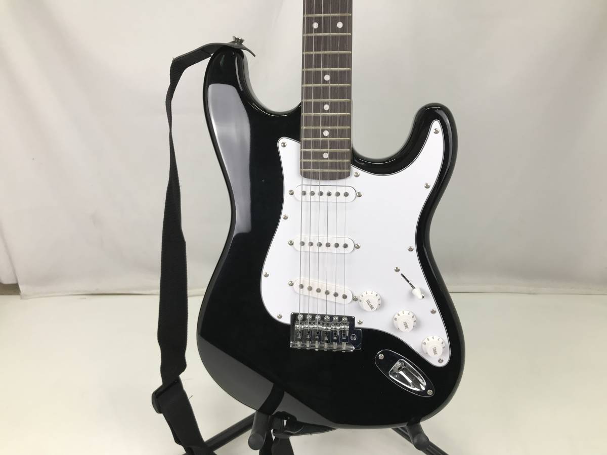 00407】SELDER/セルダー エレキギター セット ST-16 ブラック ストラト