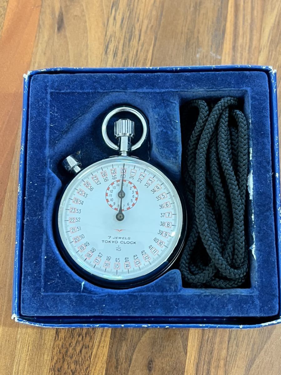 東京時計 TOKYO CLOCK アナログストップウォッチ 手巻き式 | アン