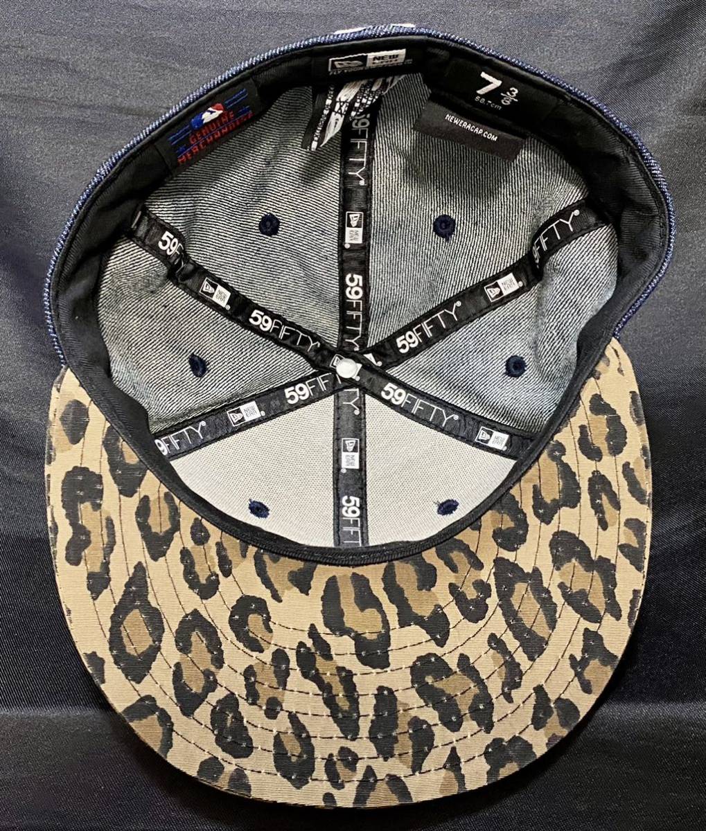 限定品 , レア品】ニューエラ NEW ERA 59FIFTY デニム レオパード 7 3 