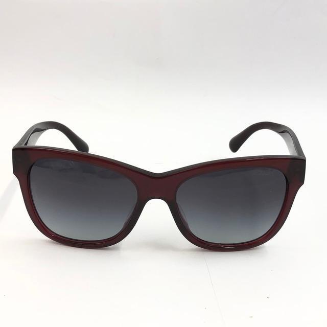 CHANEL シャネル サングラス ココマーク メガネ ワインレッド ブラウン サングラス ココマーク シャネル 01452 □美品□ ブラウン⁄ベッコウ