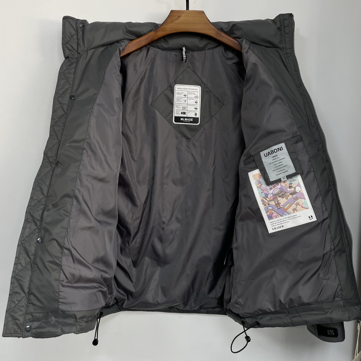高級セレブdesigner UABONI ユアボニ ダックダウンジャケット EU製 