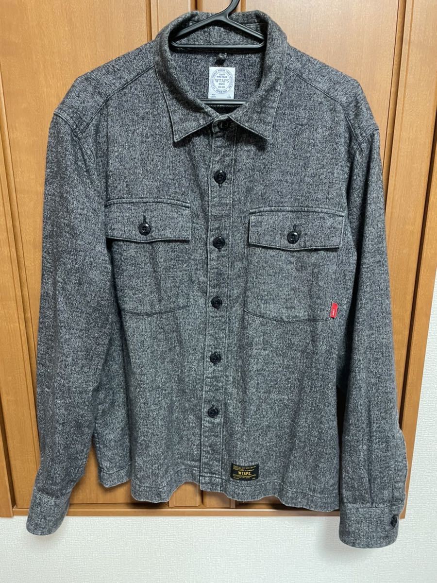 【大人気，100%新品】 14aw wtaps utility l/s 長袖 シャツ(長袖シャツ)｜売買されたオークション情報、yahooの商品情報をアーカイブ公開 - オークファン トップス