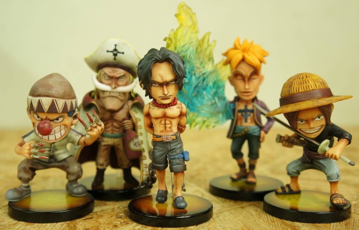 5体セット ワンピース コレクタブル リペイント エース マルコ 白ひげ エドワード ニューゲート バギー シャンクス 箱無し 現状品 その他 売買されたオークション情報 Yahooの商品情報をアーカイブ公開 オークファン Aucfan Com