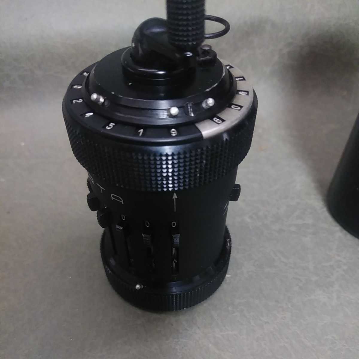 CURTA Type I 機械式計算機 本体 小さな機械式計算機 クルタ計算機