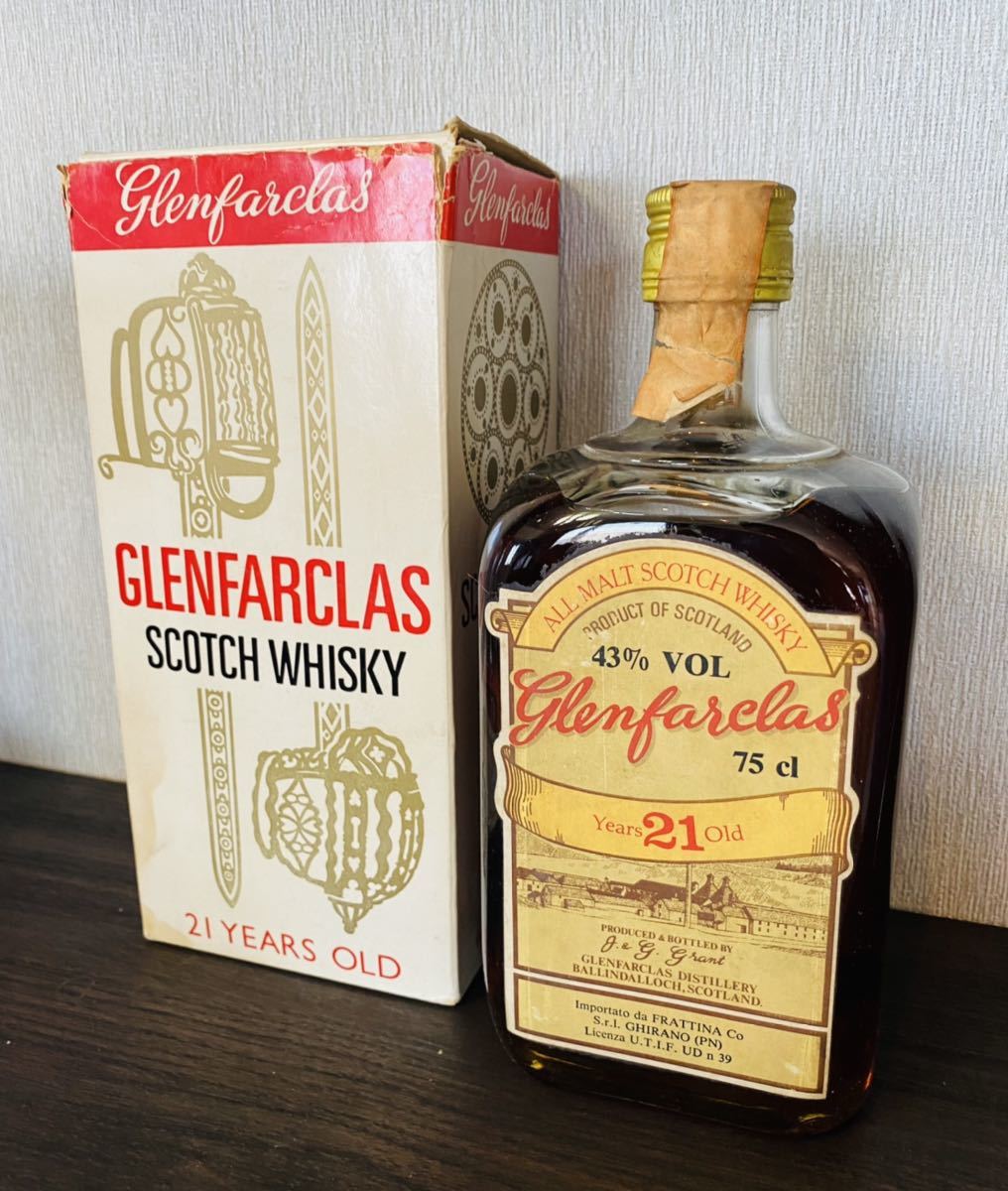 グレンファークラス21年 750ml オールドボトル グレンファークラス 21年 オフィシャル ジャッコーネ向け 43% - sakedori