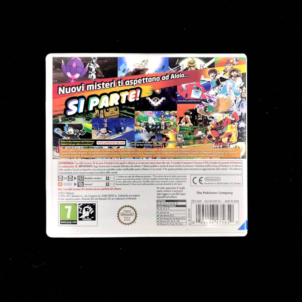 A39m38I 60b 3DS Pokemon ポケットモンスター Ultra Sole ウルトラサン  