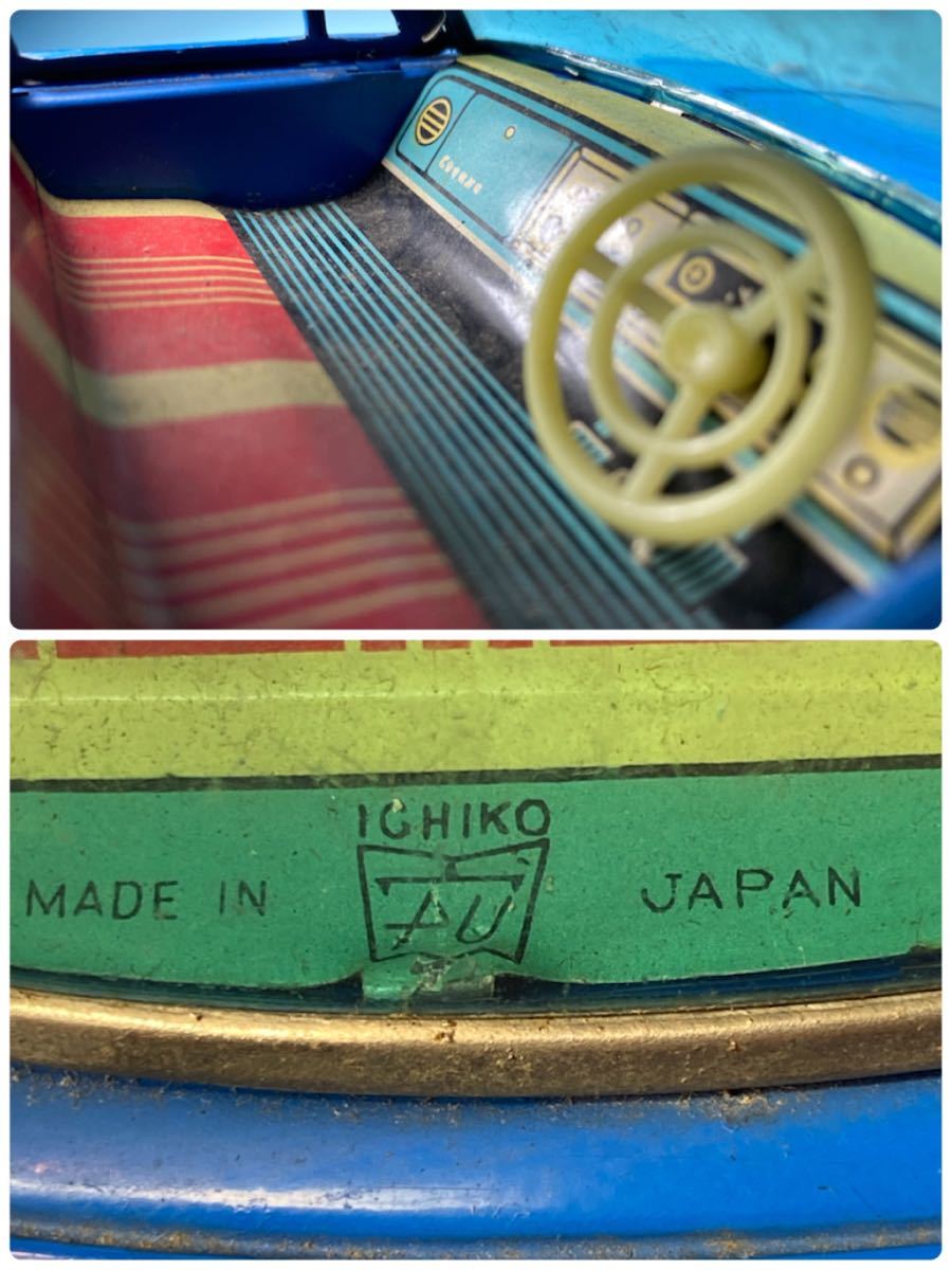 一宏工業イチコー日本製当時物ブリキ☆トヨペットコロナDX 1960年代