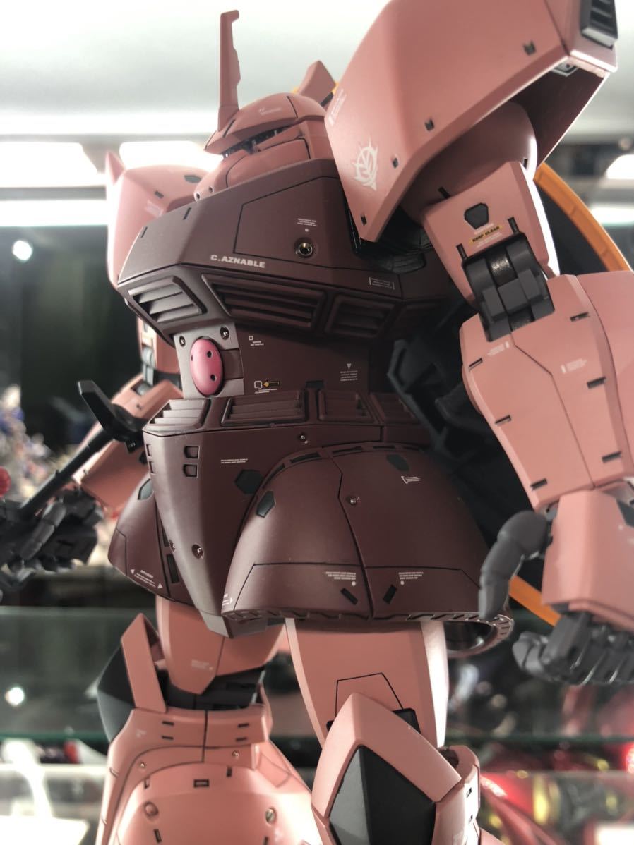 MG 1/100 ゲルググ シャア専用機 塗装完成品 HG RG PG RE ザク グフ