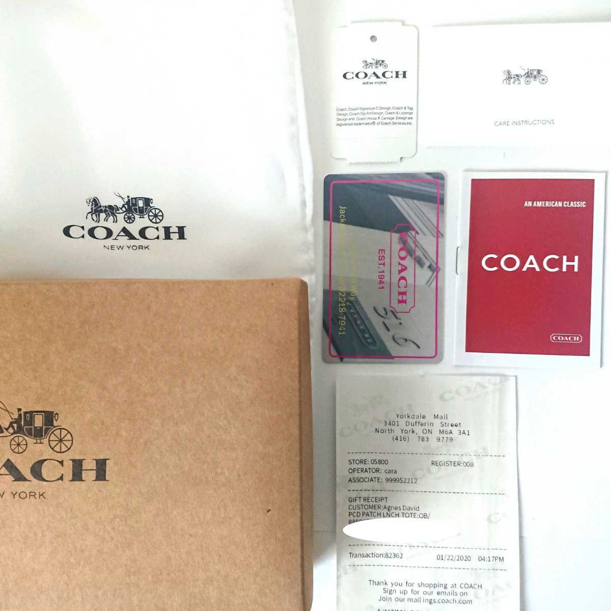 1円スタート【新品-未使用】COACH コーチ 長財布 シグネチャー 