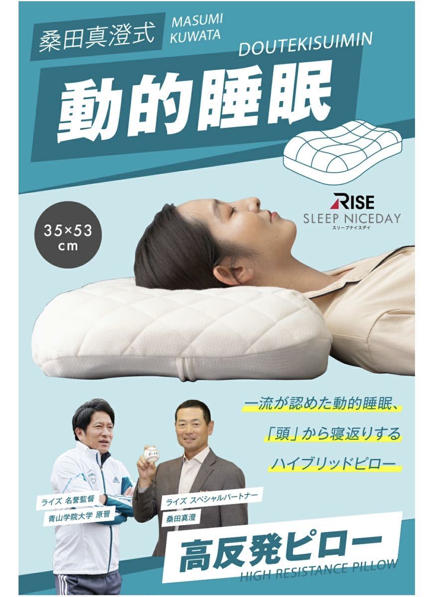 【送料無料，お得】 RISE Sleep Niceday 桑田真澄式 動的睡眠 ハイブリッドピロー(枕)｜売買されたオークション情報、yahooの商品情報をアーカイブ公開 - オークファン その他