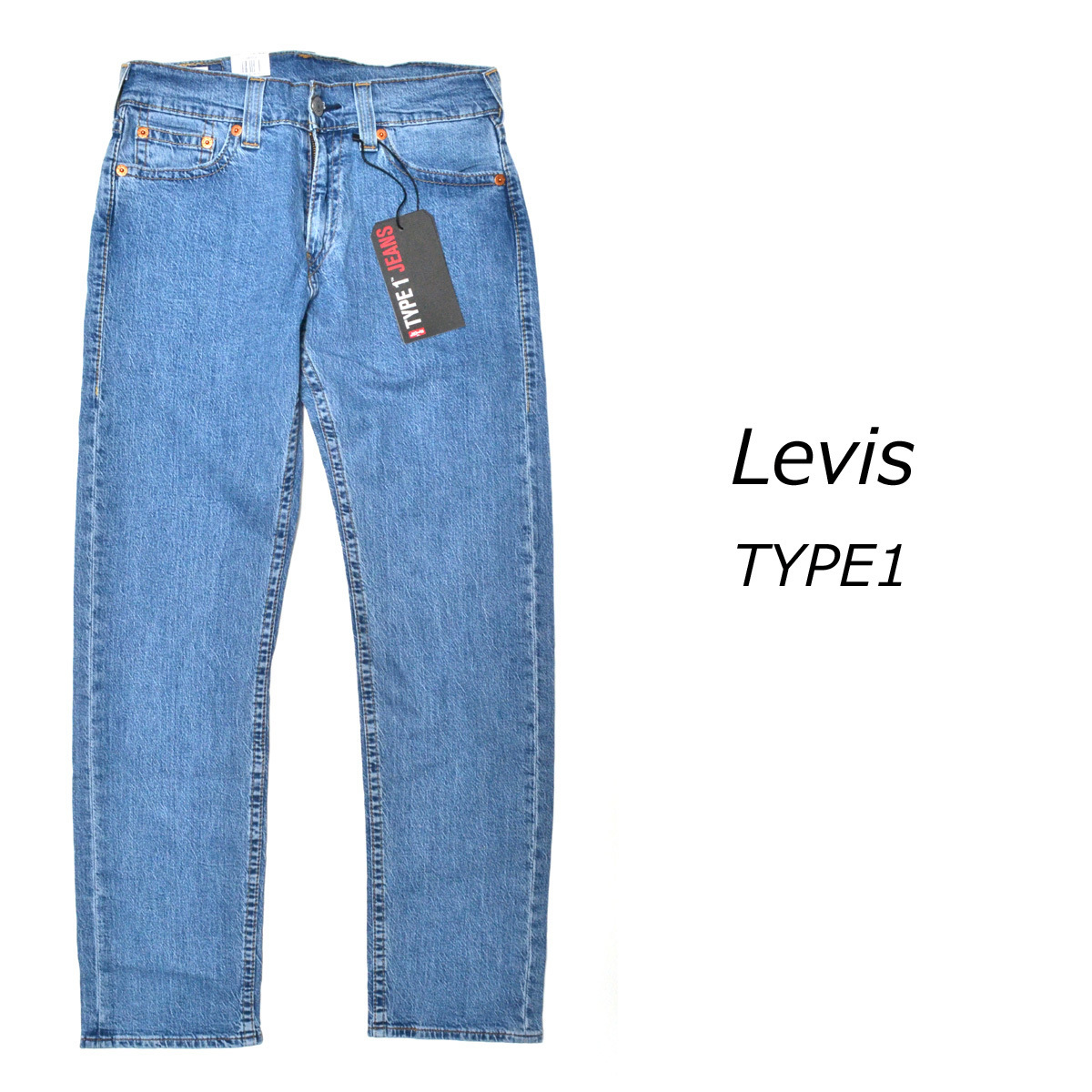 ●M80411 定価13200円 未使用 Levis リーバイス TYPE 1 52440-0004 ストレートデニムパンツ W36 メンズ リーバイス LEVI\u0027S 0 PLEATED TROUSER Brand