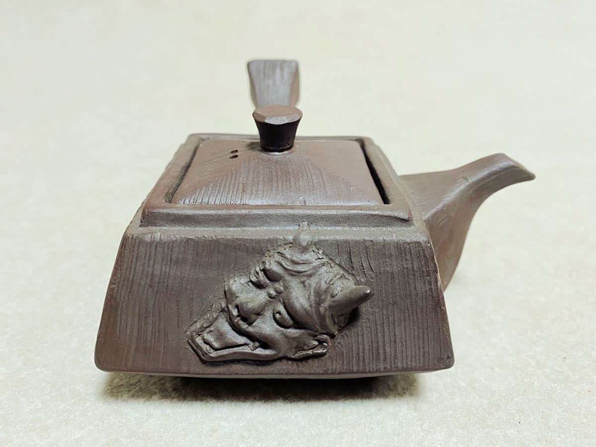 □特別出品□ 07786u 佐々木禅 鉄釉 窯変 天目 壺 花器 花入 花生 共箱